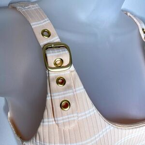 BCBG One-Piece Swimsuit (Papaya) Women's Swimsuits One Piece Size M